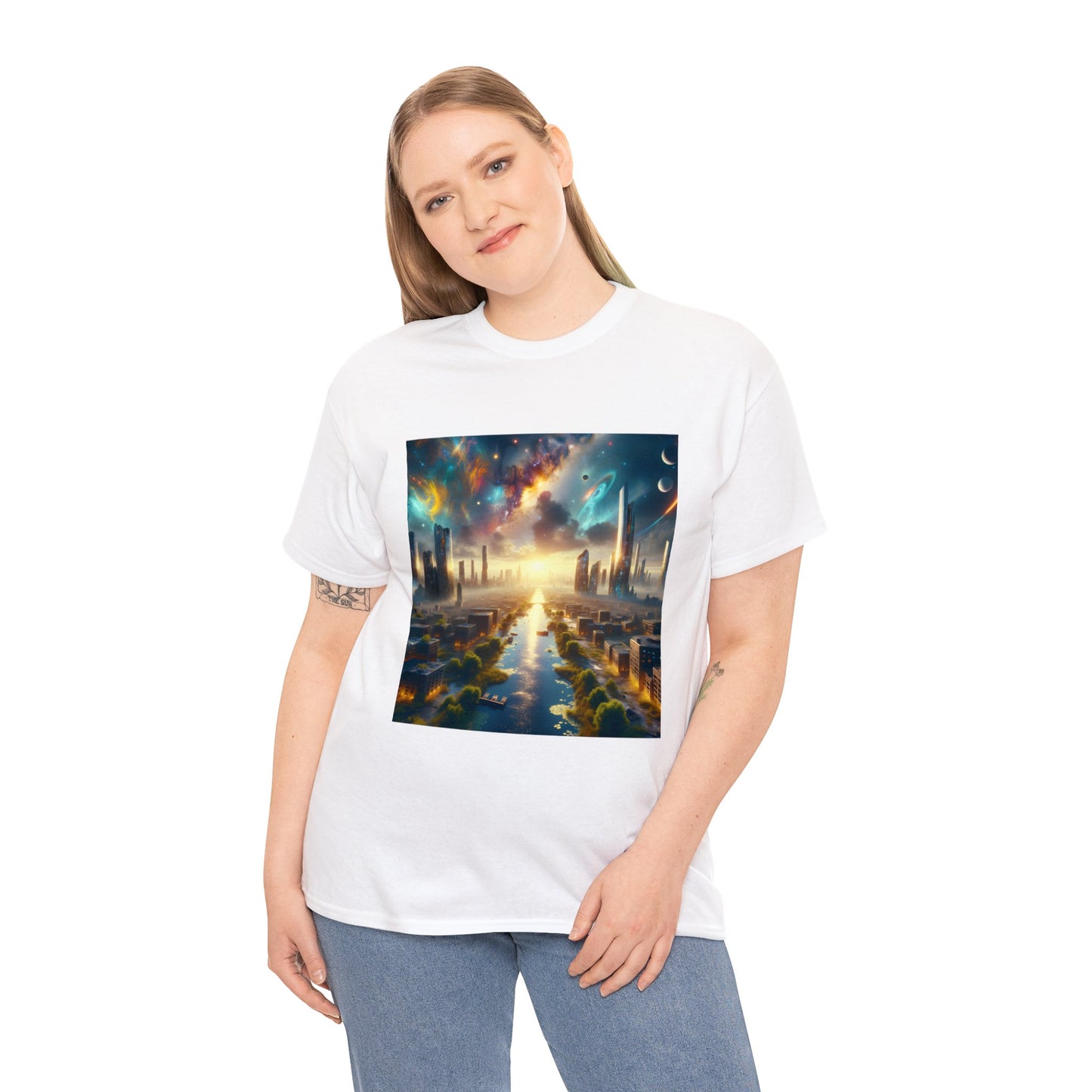 Starlight Reverie-Unisex Heavy Cotton Tee