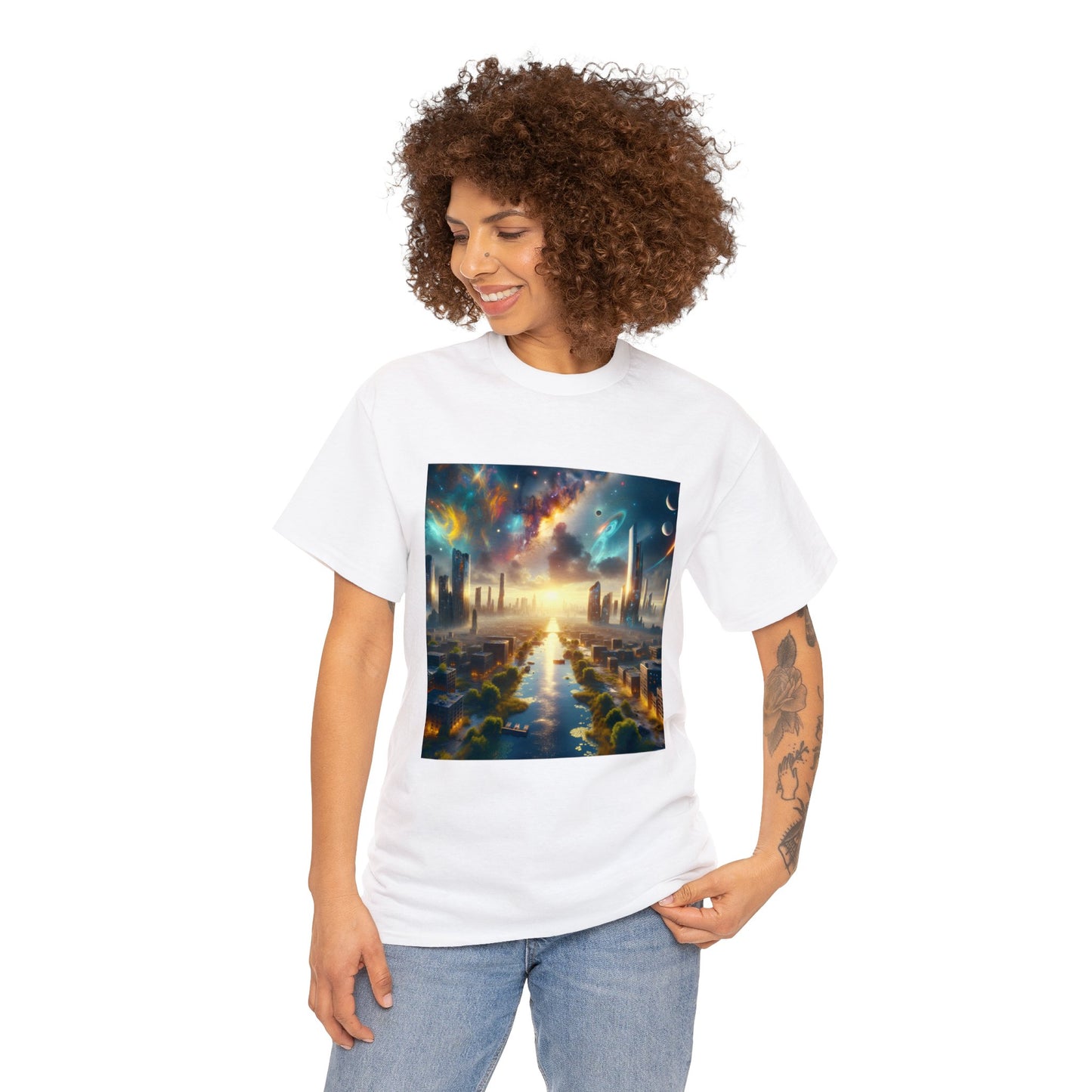 Starlight Reverie-Unisex Heavy Cotton Tee