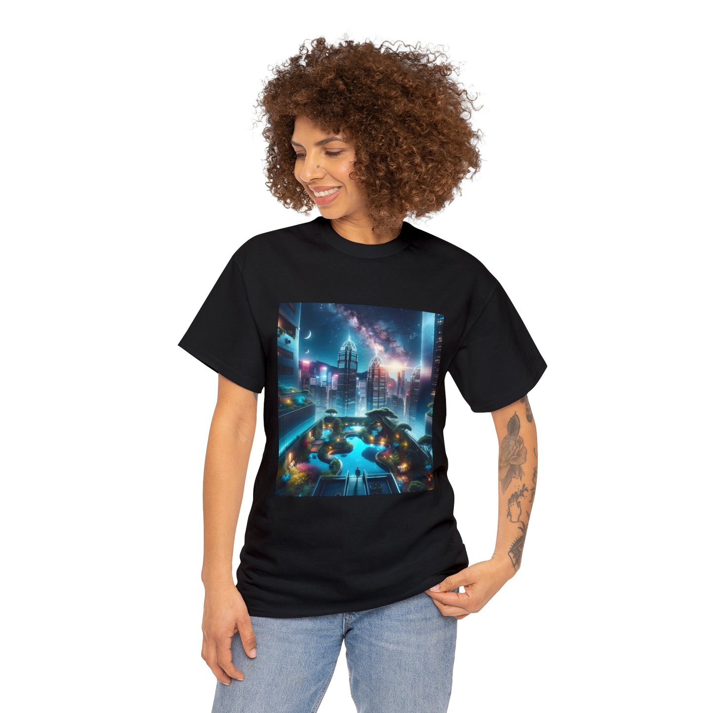 Luminosity Garden-Unisex Heavy Cotton Tee