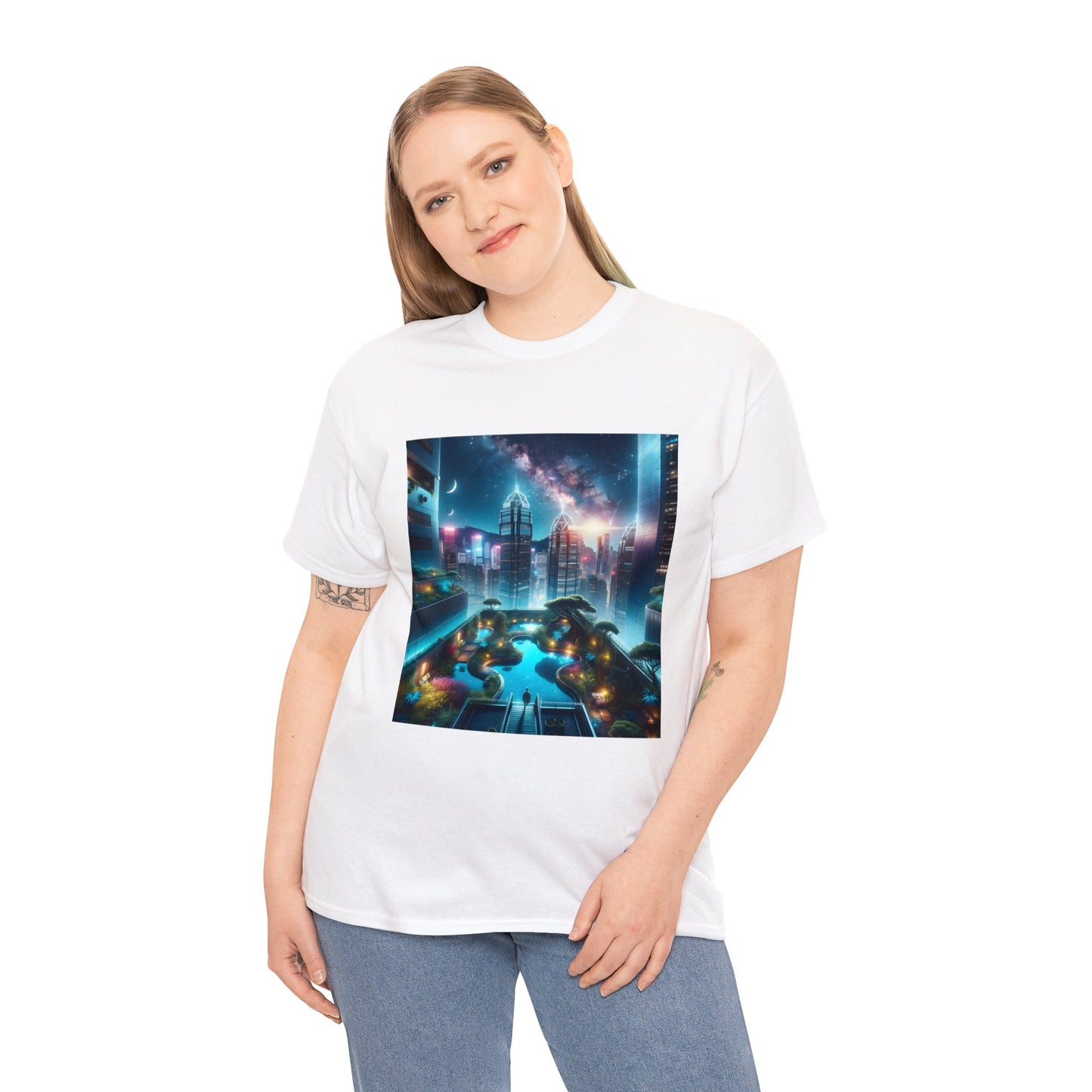 Luminosity Garden-Unisex Heavy Cotton Tee