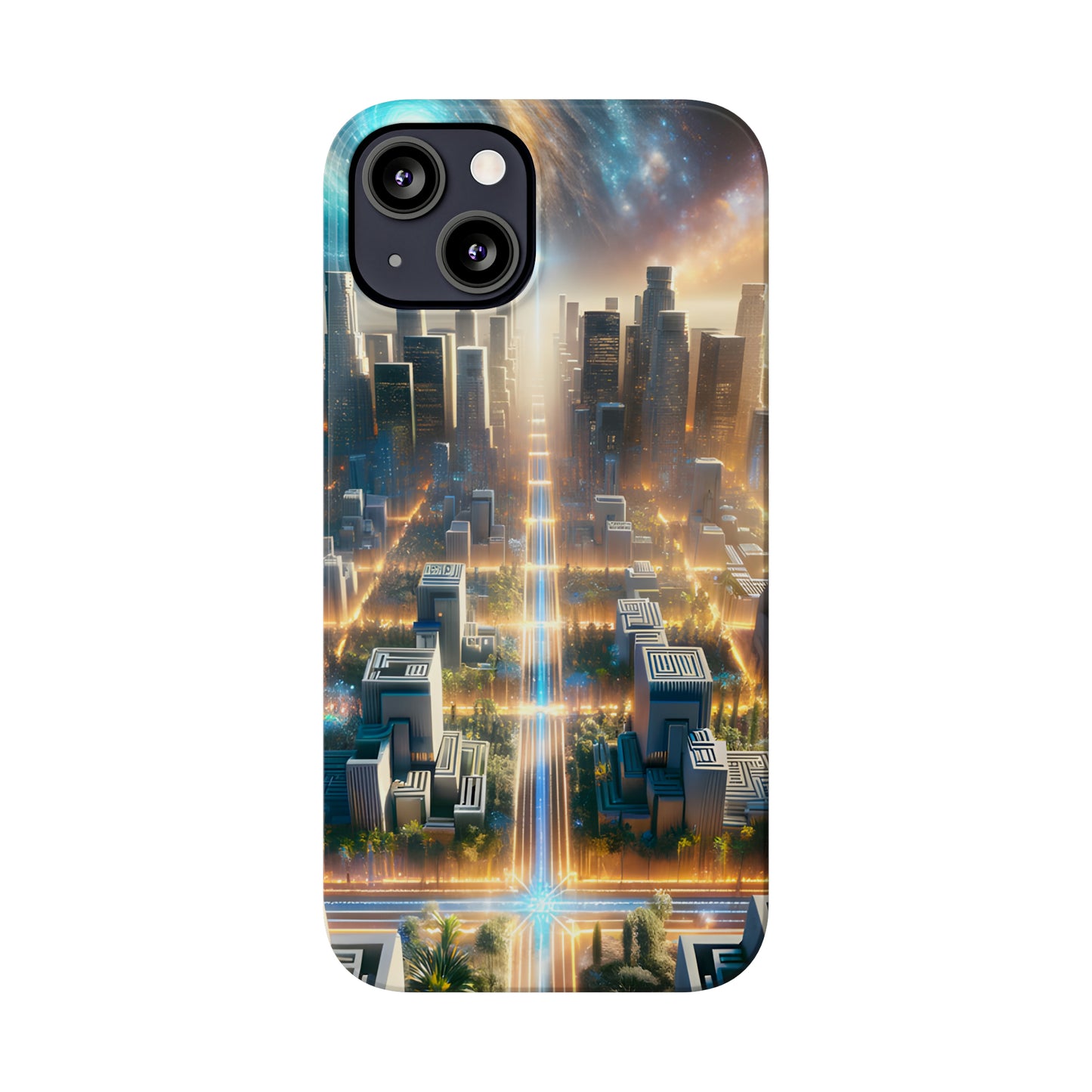 Luminaris Marbleus-Slim Phone Cases