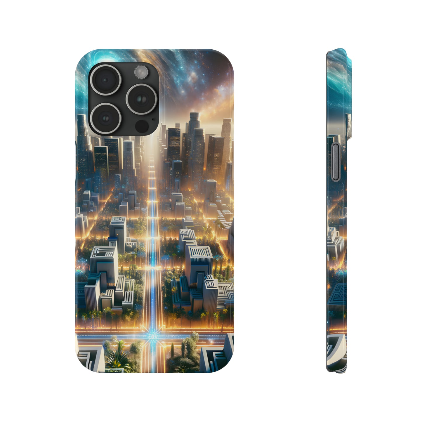 Luminaris Marbleus-Slim Phone Cases