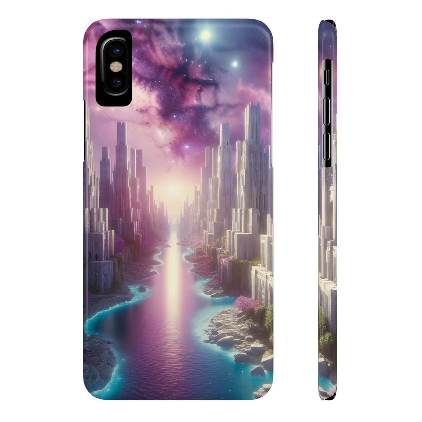 Marble Dreams-Slim Phone Cases