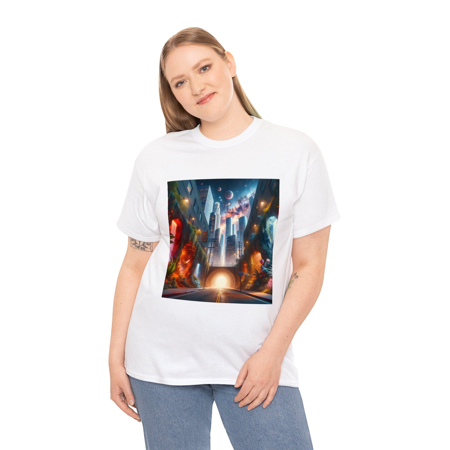 Phantom Dreamscape-Unisex Heavy Cotton Tee