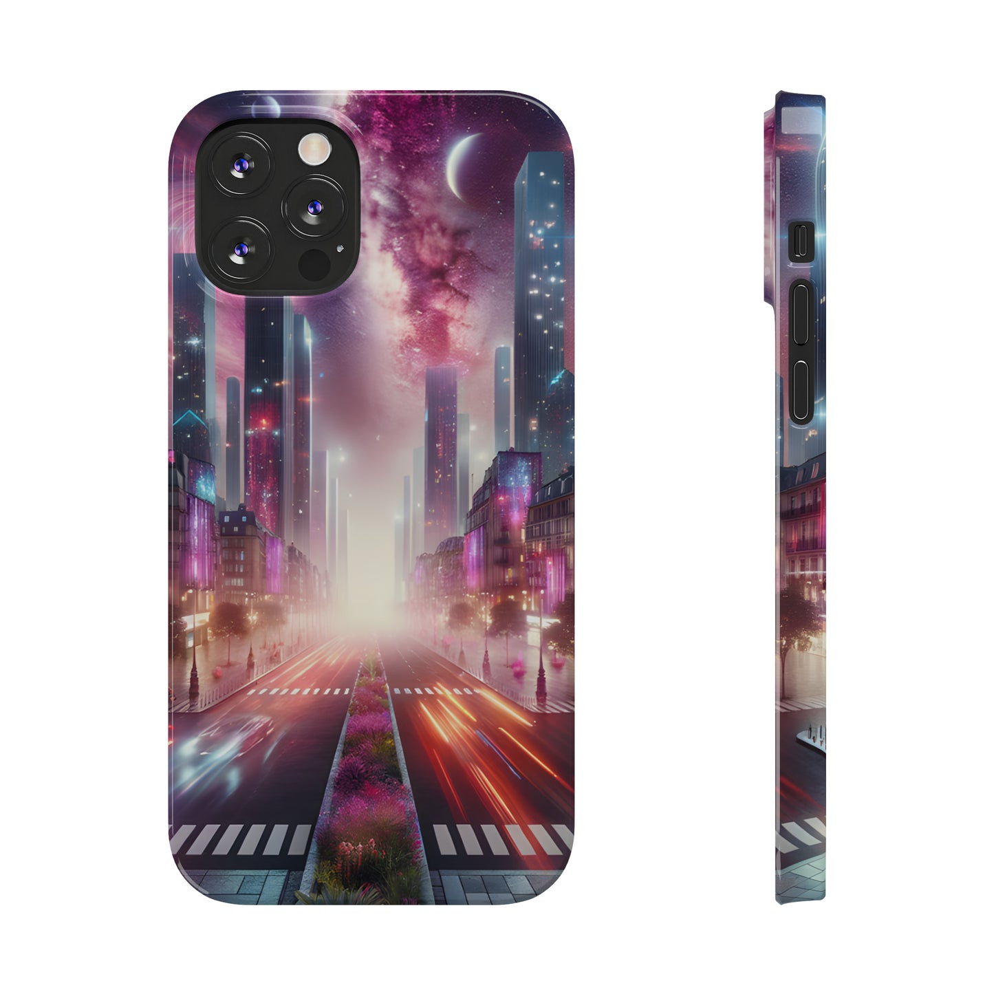 Paris Nightfall-Slim Phone Cases