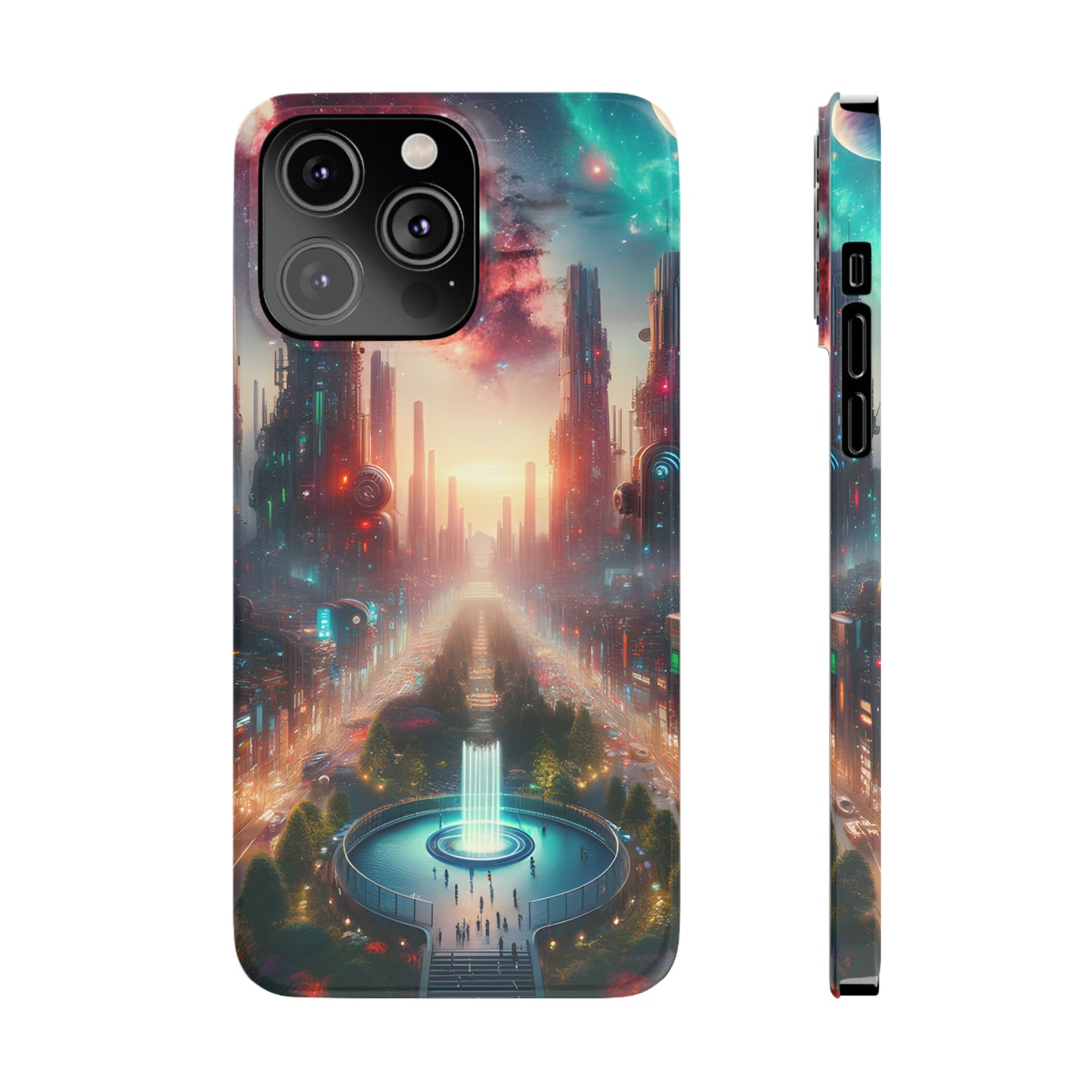 NeonRealm-Slim Phone Cases