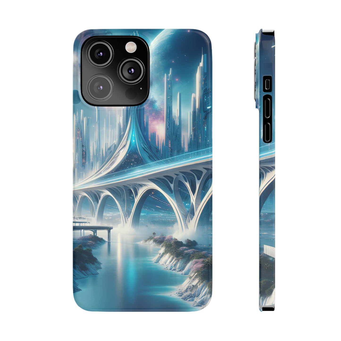 Stellar Marbles-Slim Phone Cases