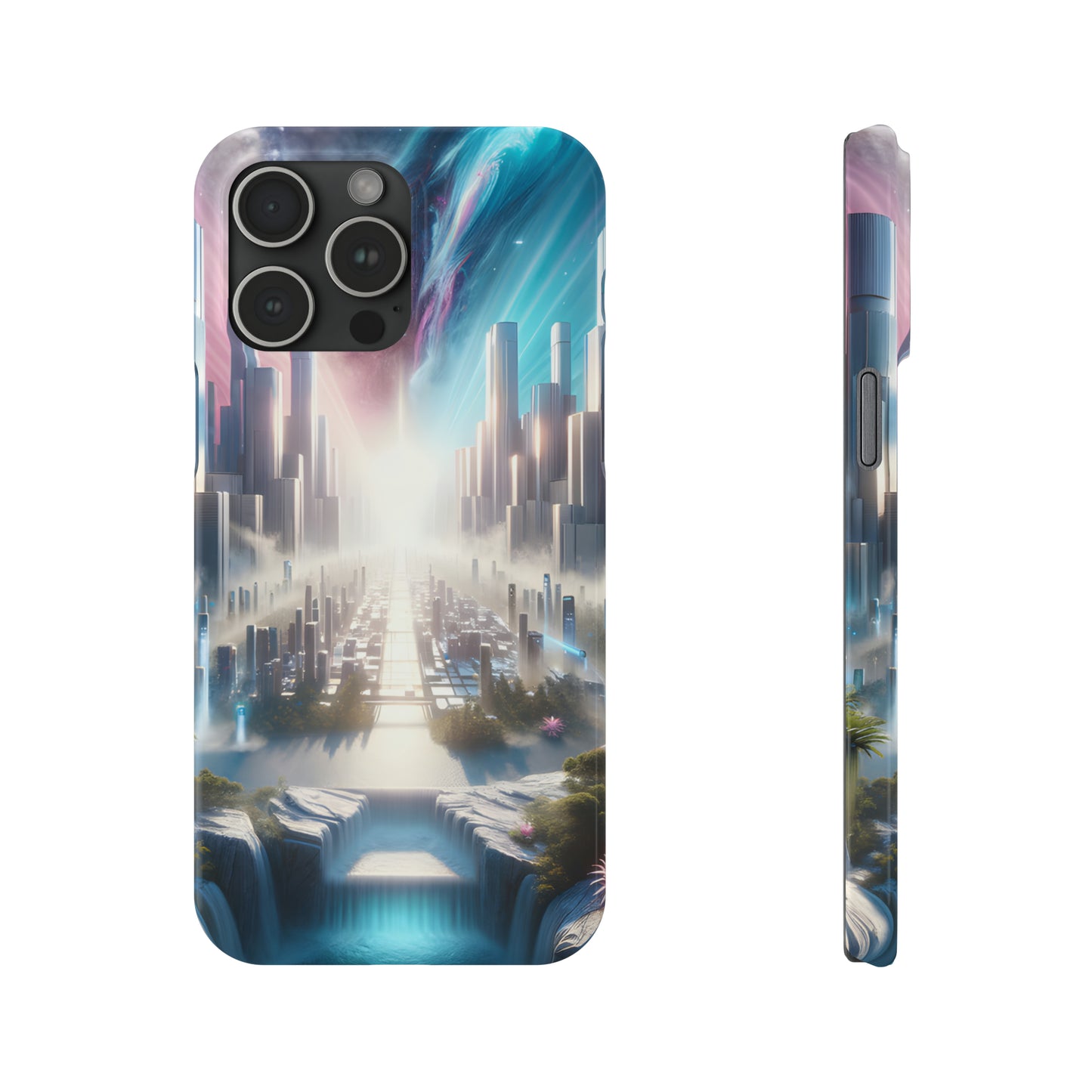 Marble Horizon-Slim Phone Cases