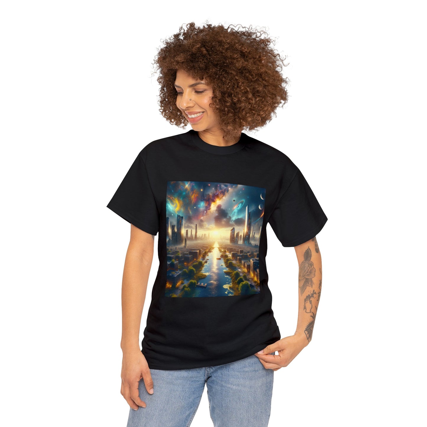 Starlight Reverie-Unisex Heavy Cotton Tee