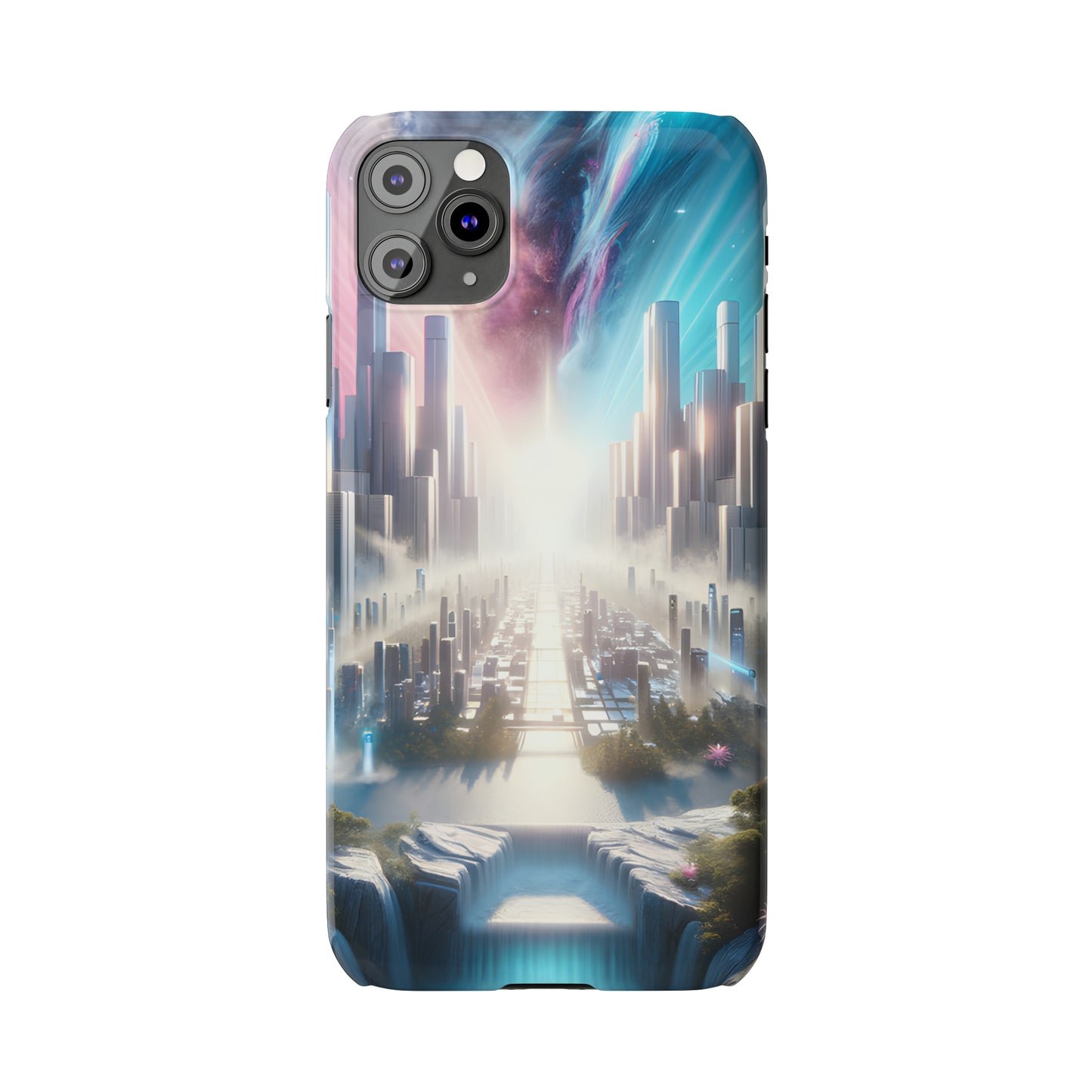 Marble Horizon-Slim Phone Cases