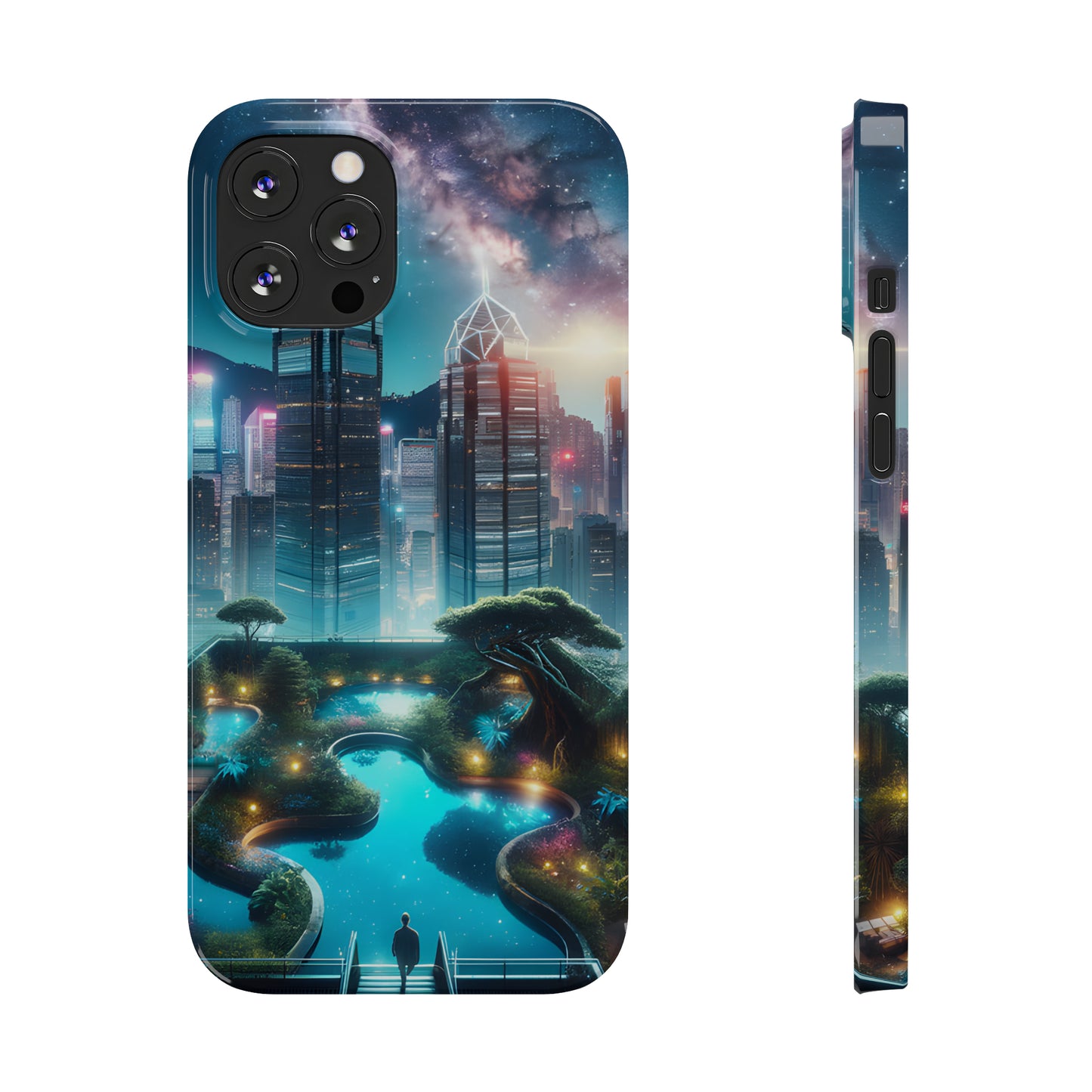 Luminosity Garden-Slim Phone Cases