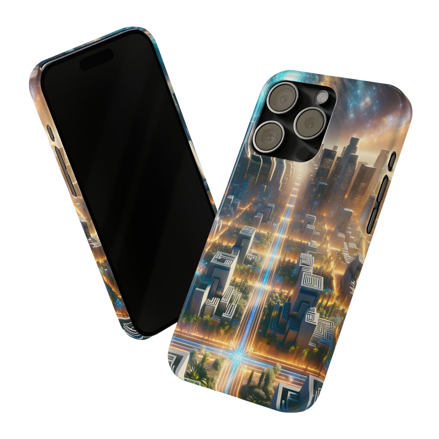 Luminaris Marbleus-Slim Phone Cases