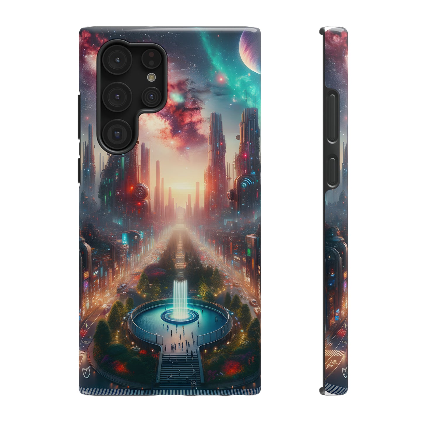 NeonRealm-Impact-Resistant Cases