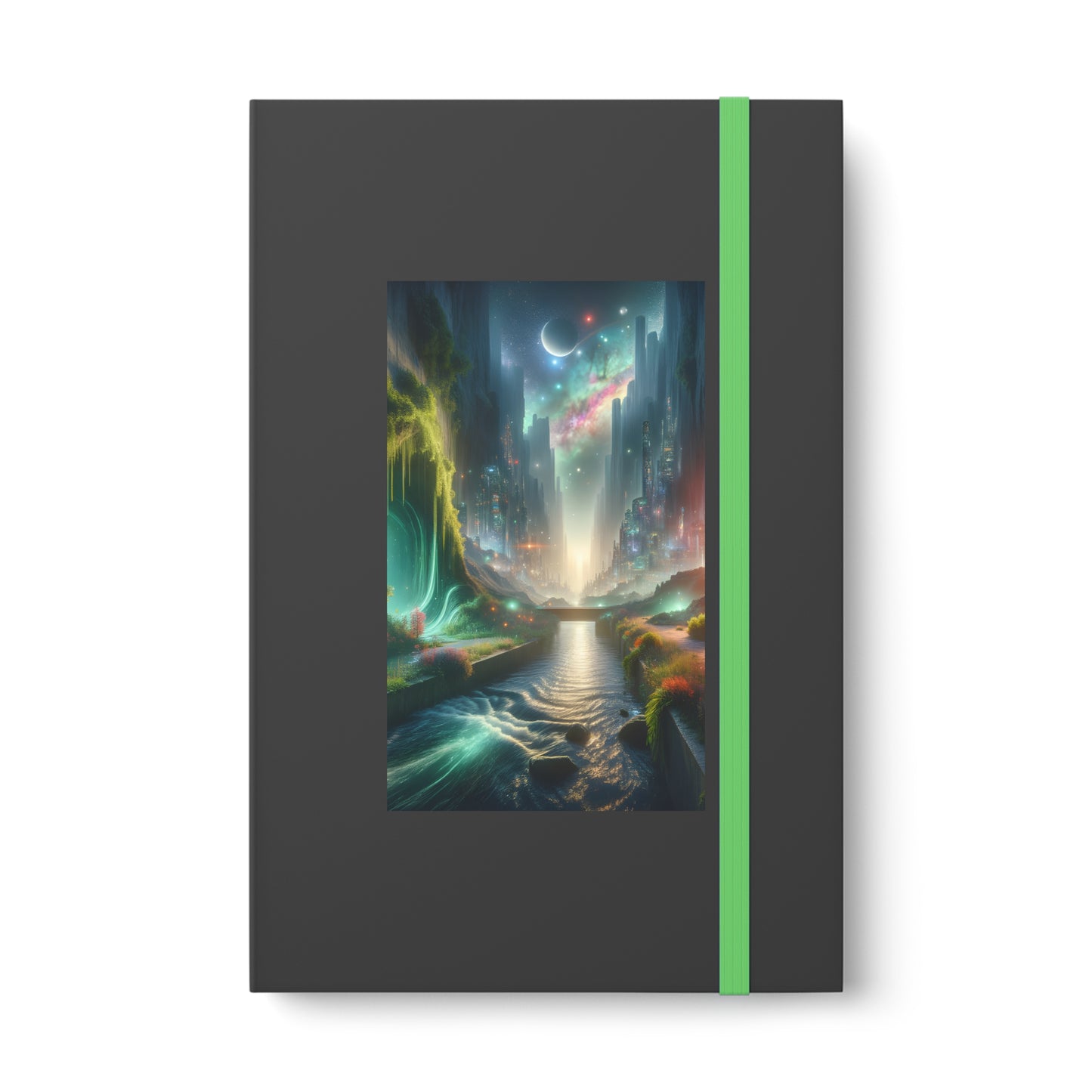 Astral Visions-Color Contrast Notebook - Ruled