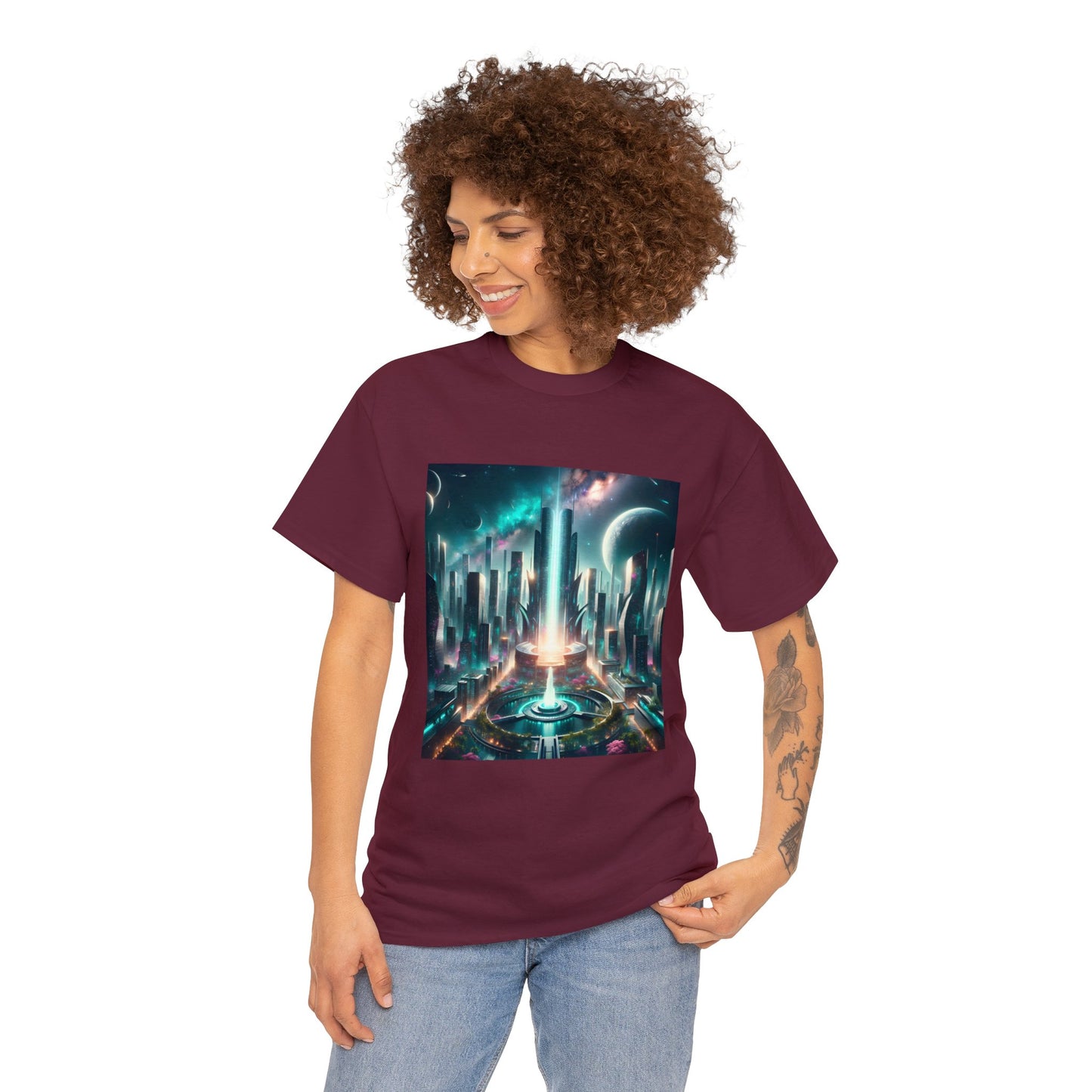 Astral Mirage-Unisex Heavy Cotton Tee