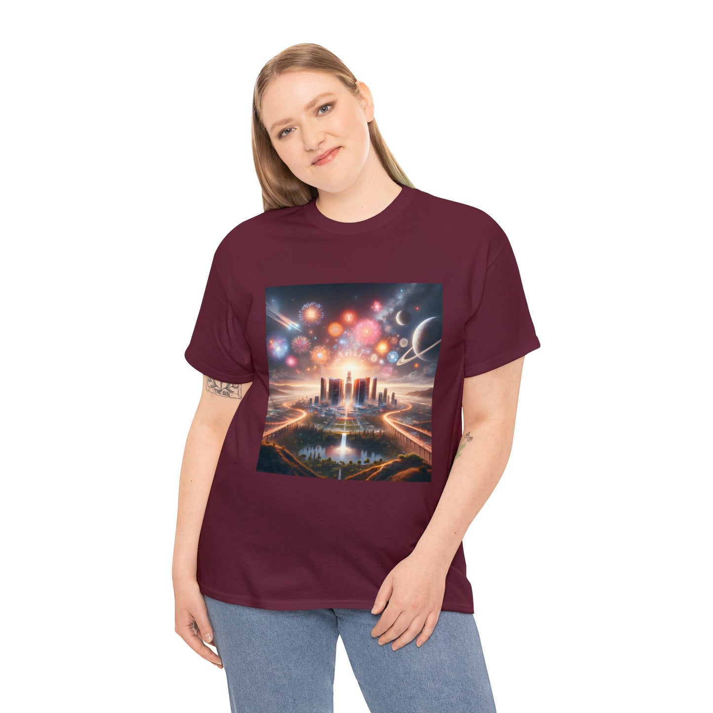 Luminara Skyshaper-Unisex Heavy Cotton Tee