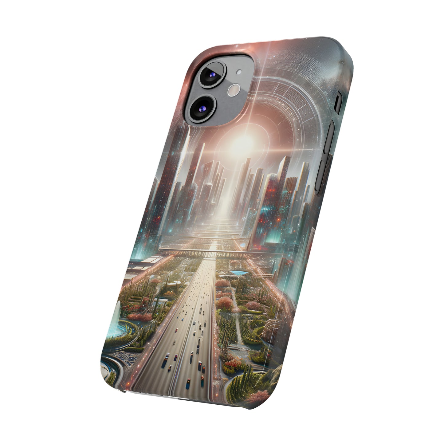 Vegas Vortex-Slim Phone Cases