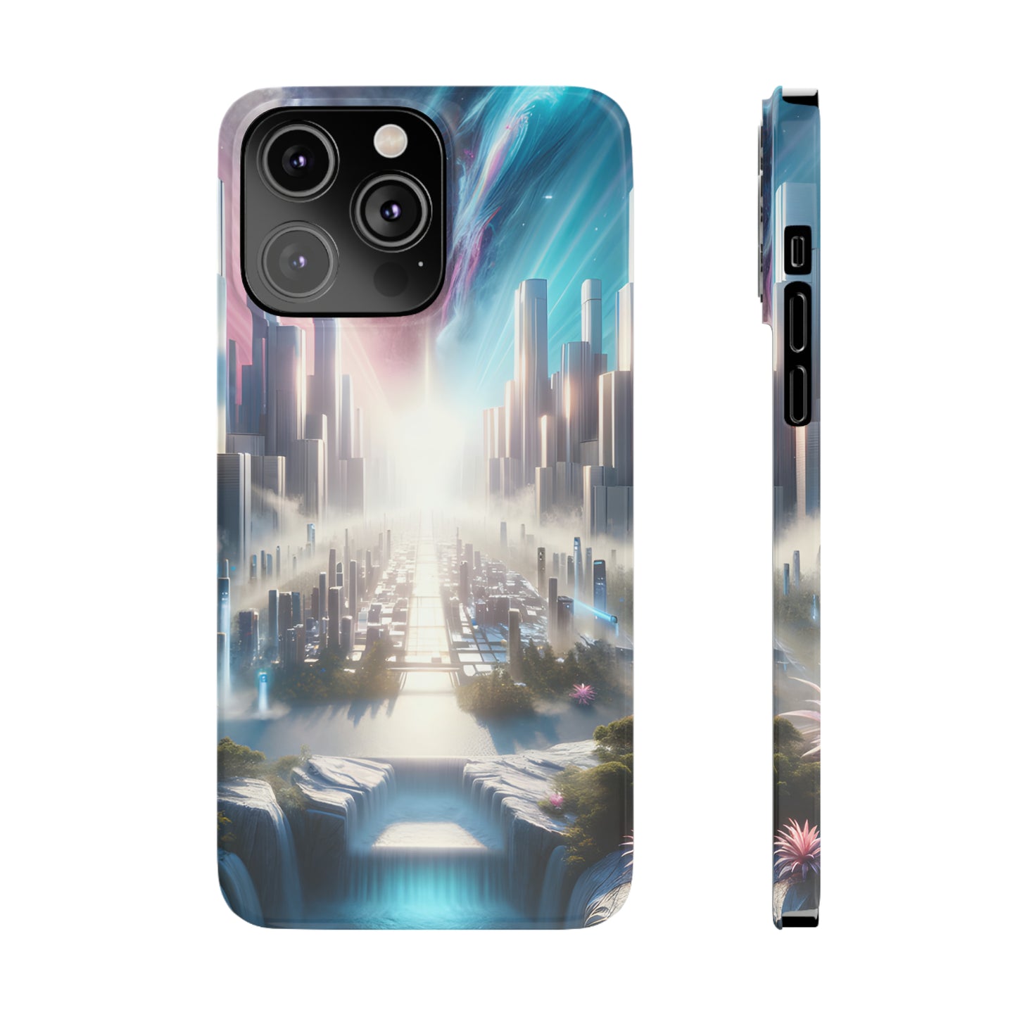 Marble Horizon-Slim Phone Cases