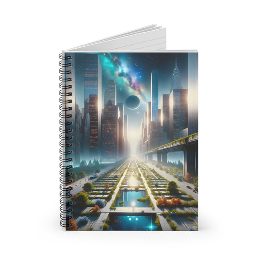 CyberScape Masterworks-Spiral Notebook - Ruled Line