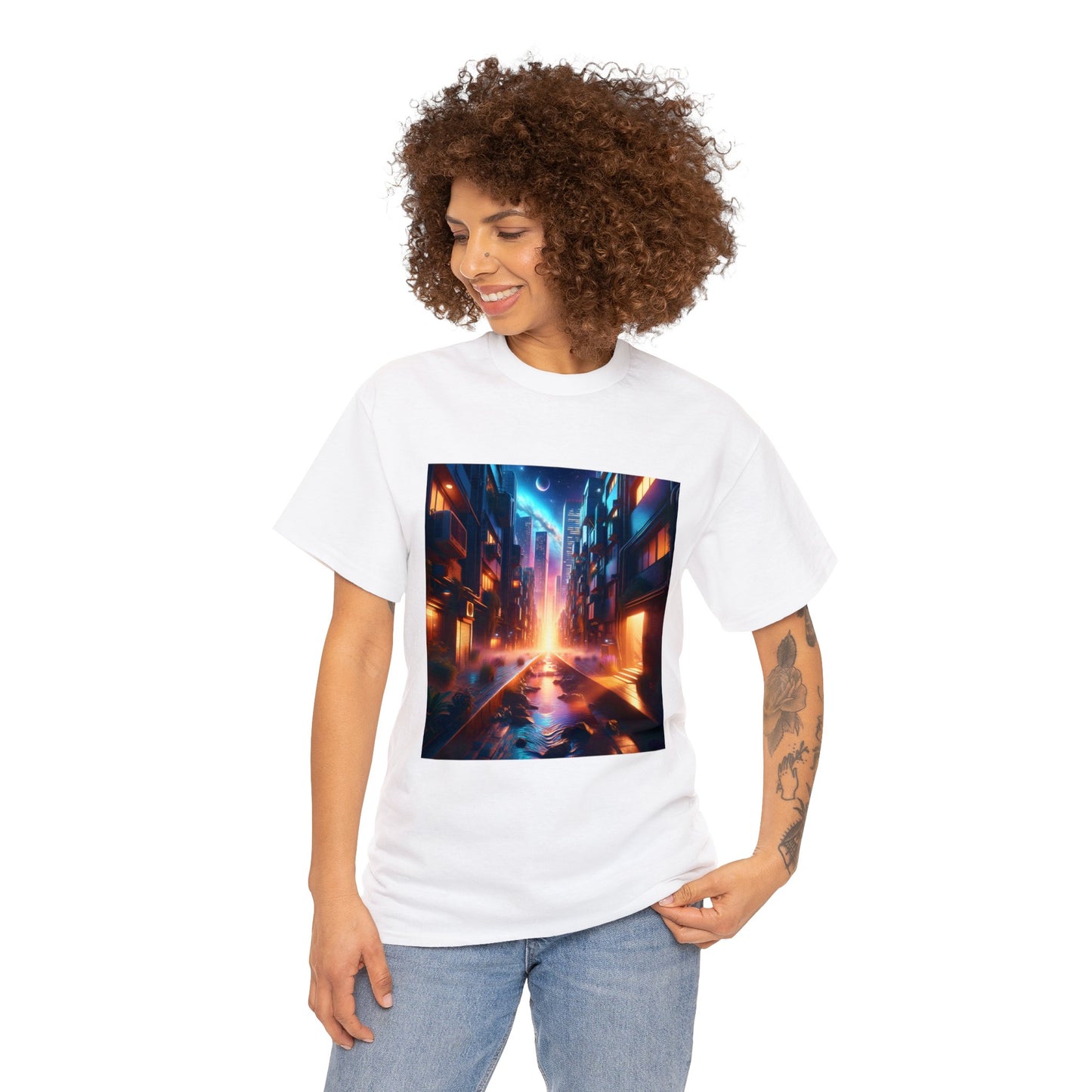 Tokyoglow Visionary-Unisex Heavy Cotton Tee