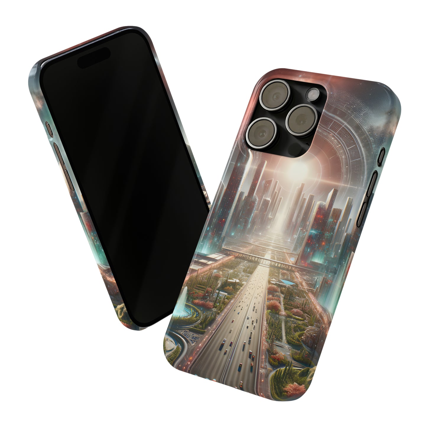 Vegas Vortex-Slim Phone Cases