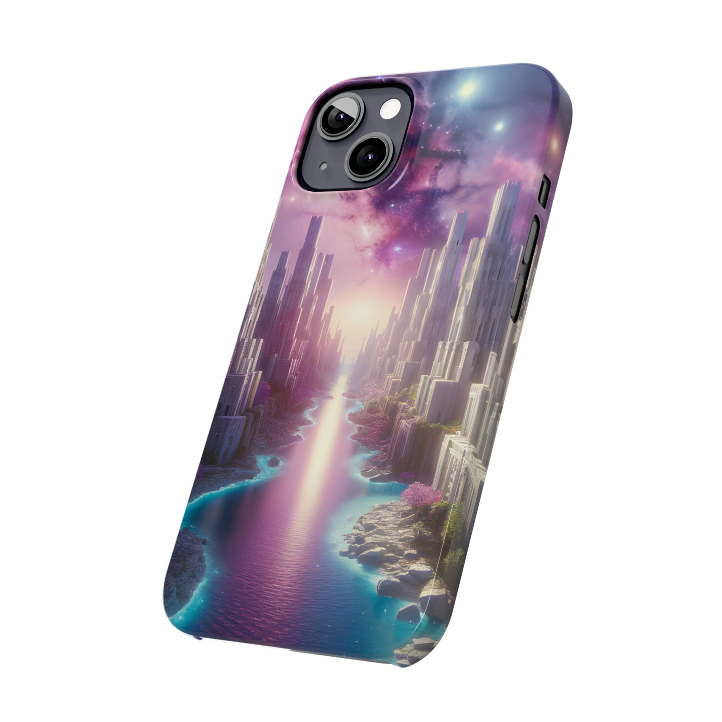 Marble Dreams-Slim Phone Cases