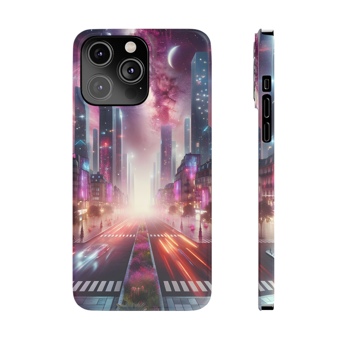 Paris Nightfall-Slim Phone Cases