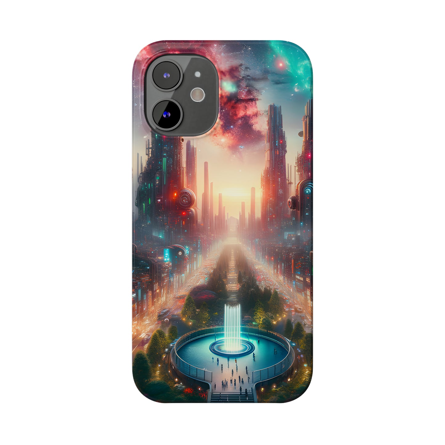 NeonRealm-Slim Phone Cases