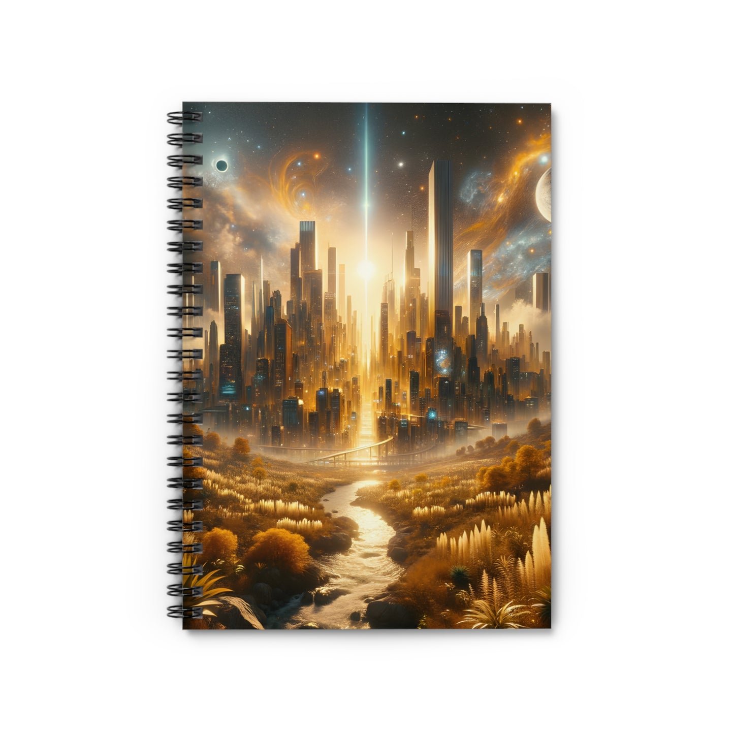 Golden Horizon-Spiral Notebook - Ruled Line