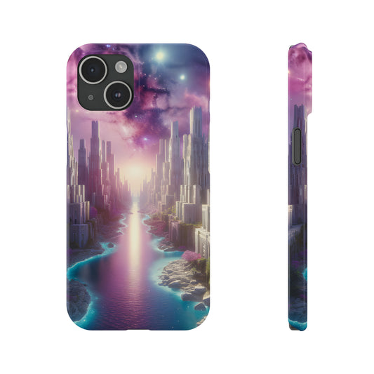 Marble Dreams-Slim Phone Cases