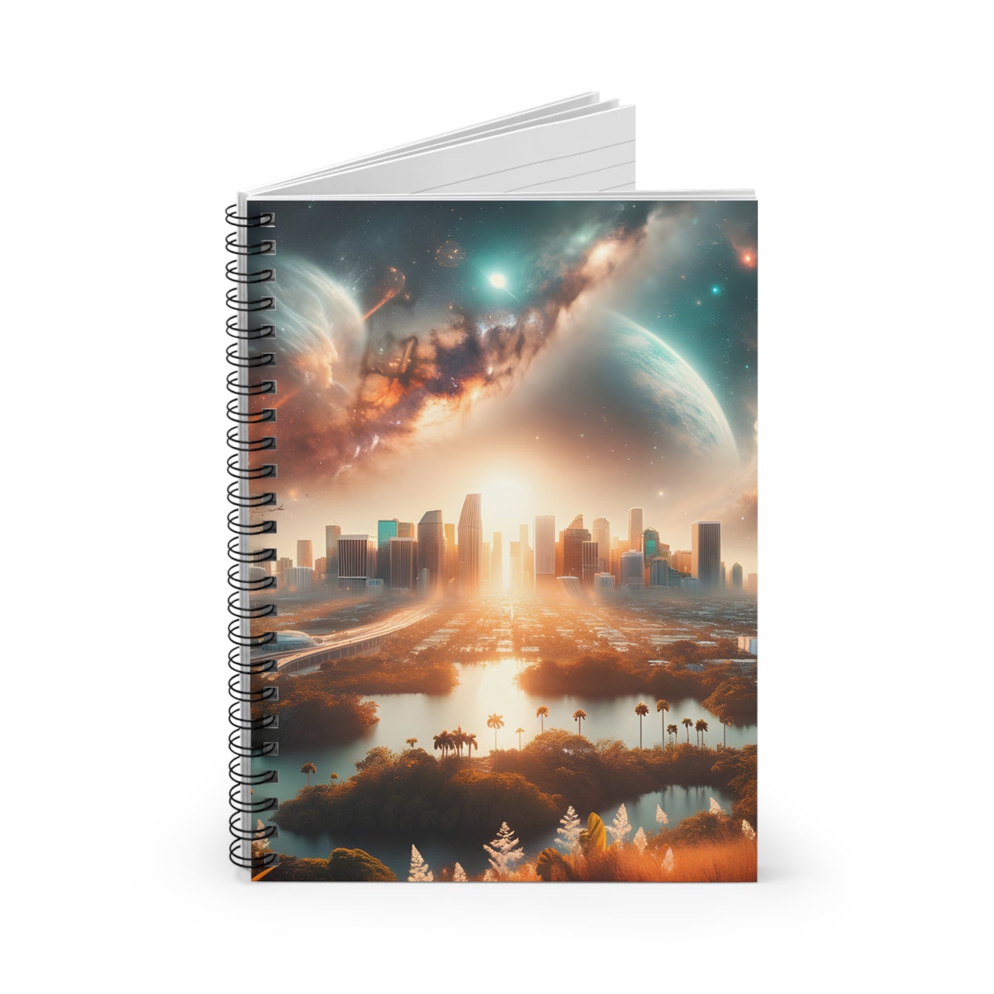 Diamondscape Dreams-Spiral Notebook - Ruled Line