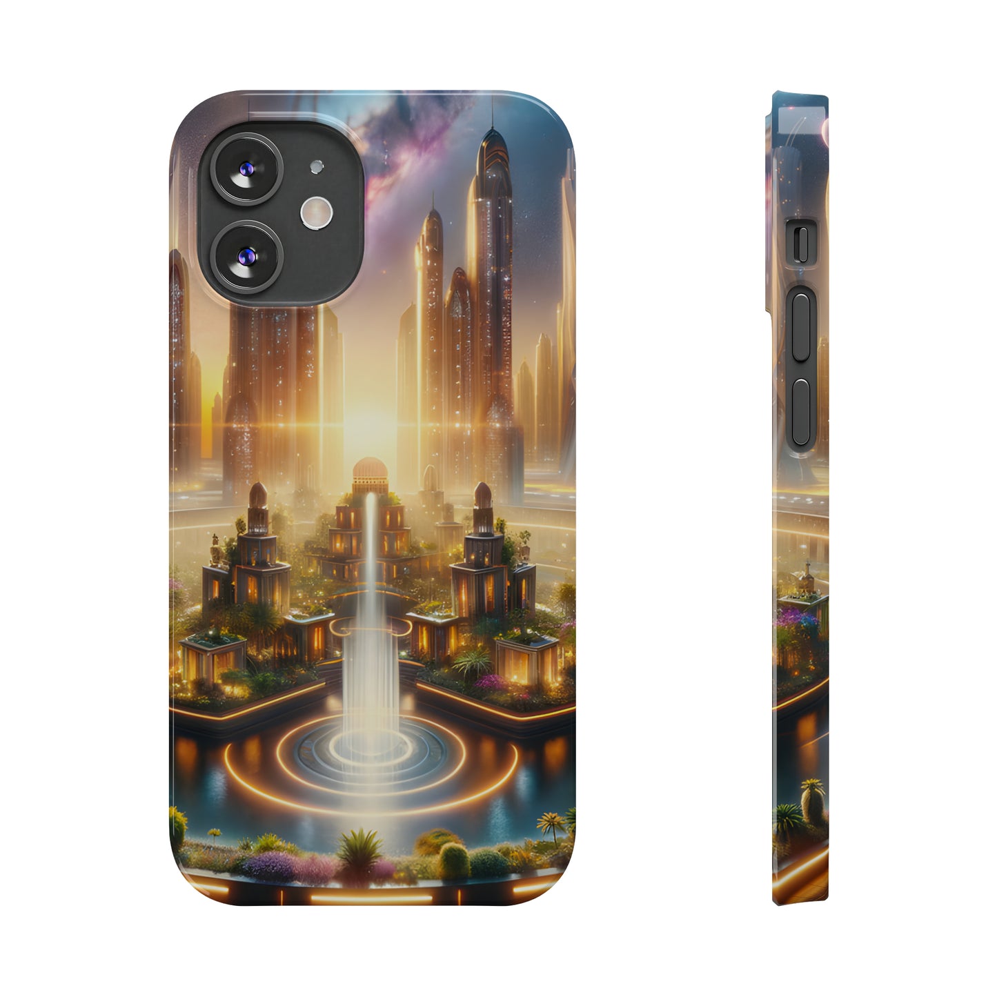 Nebula Gardens-Slim Phone Cases