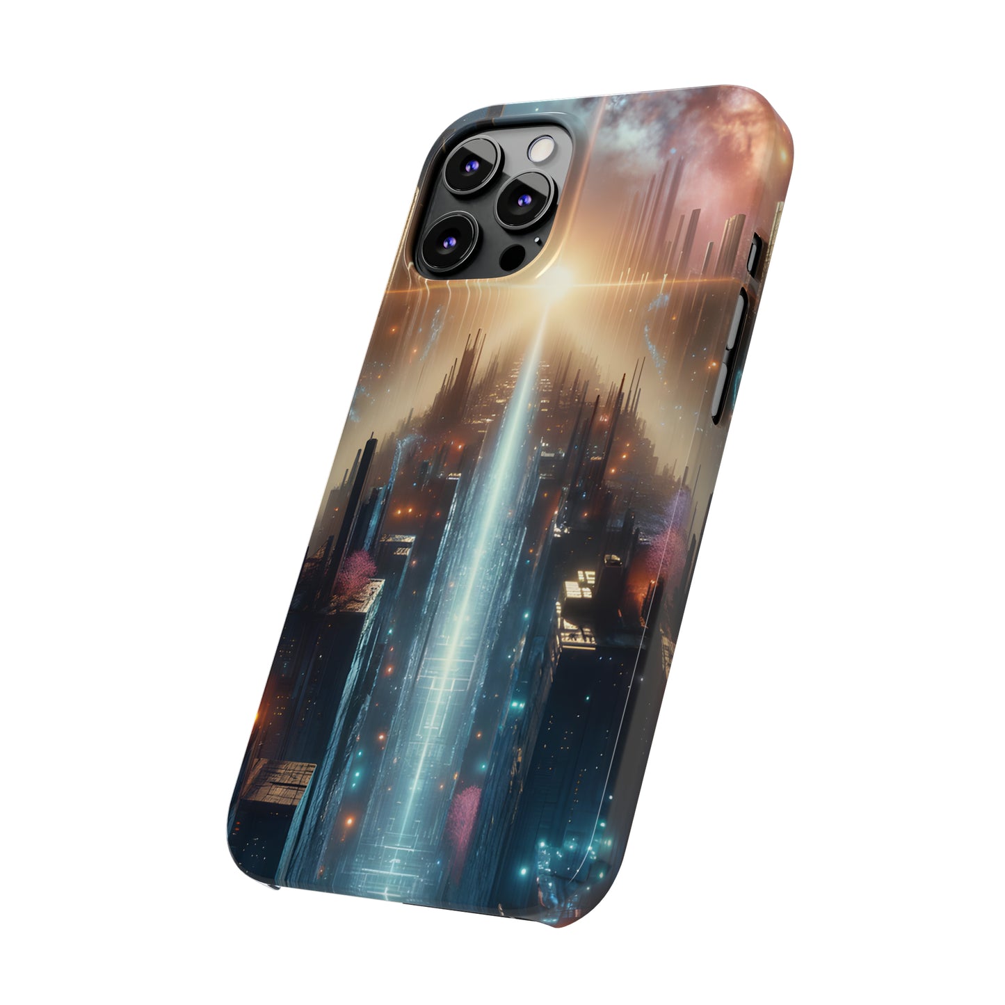 MysticScape or KaleidoSpires-Slim Phone Cases