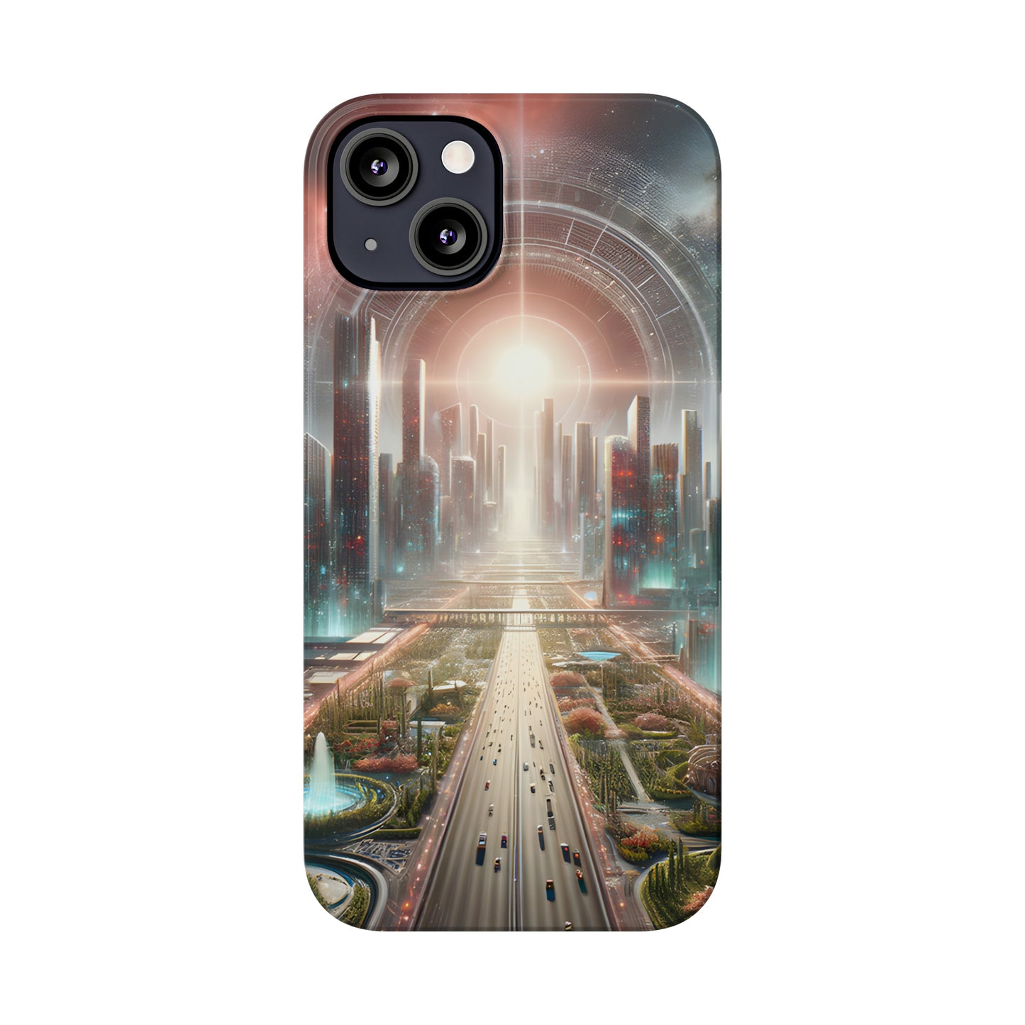 Vegas Vortex-Slim Phone Cases