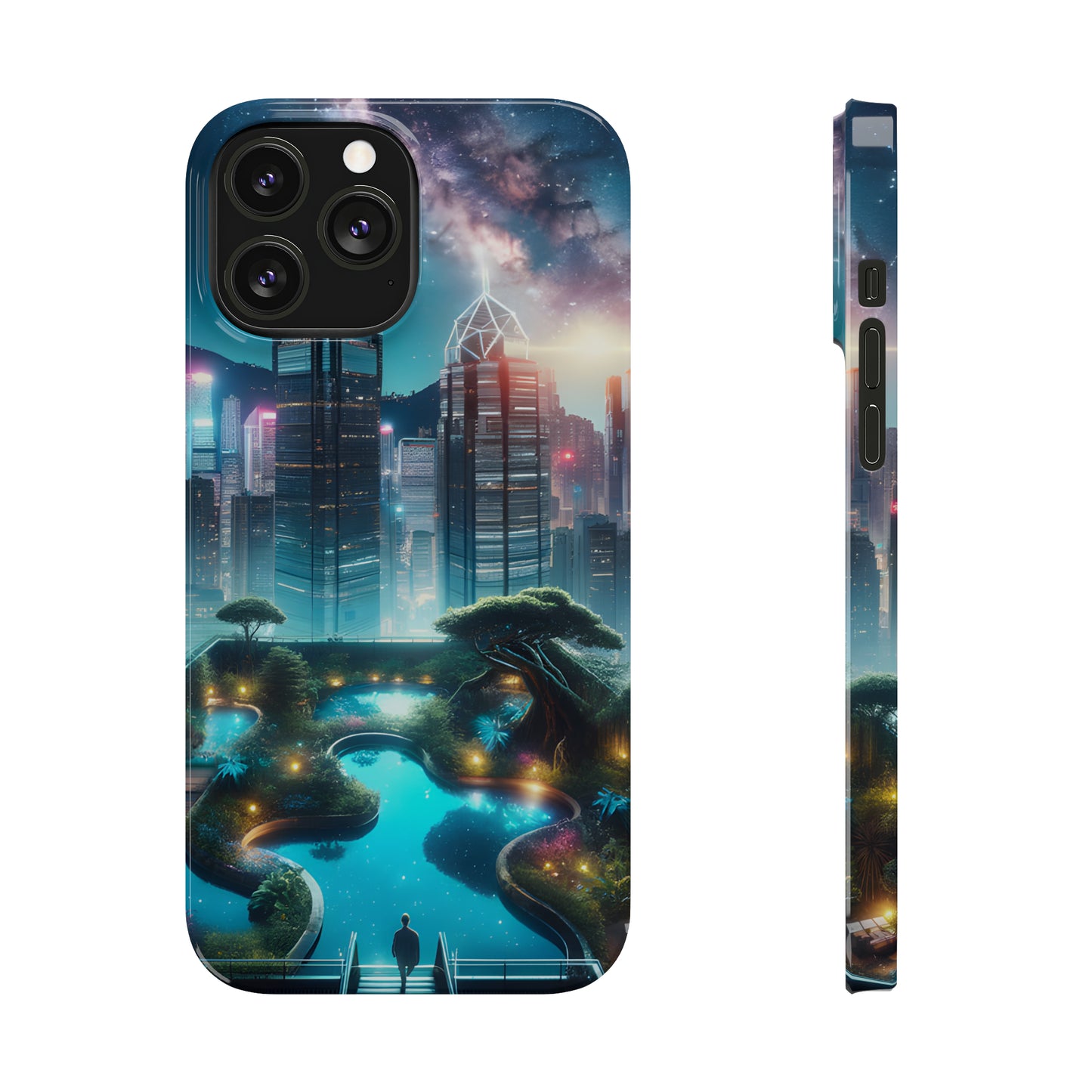 Luminosity Garden-Slim Phone Cases