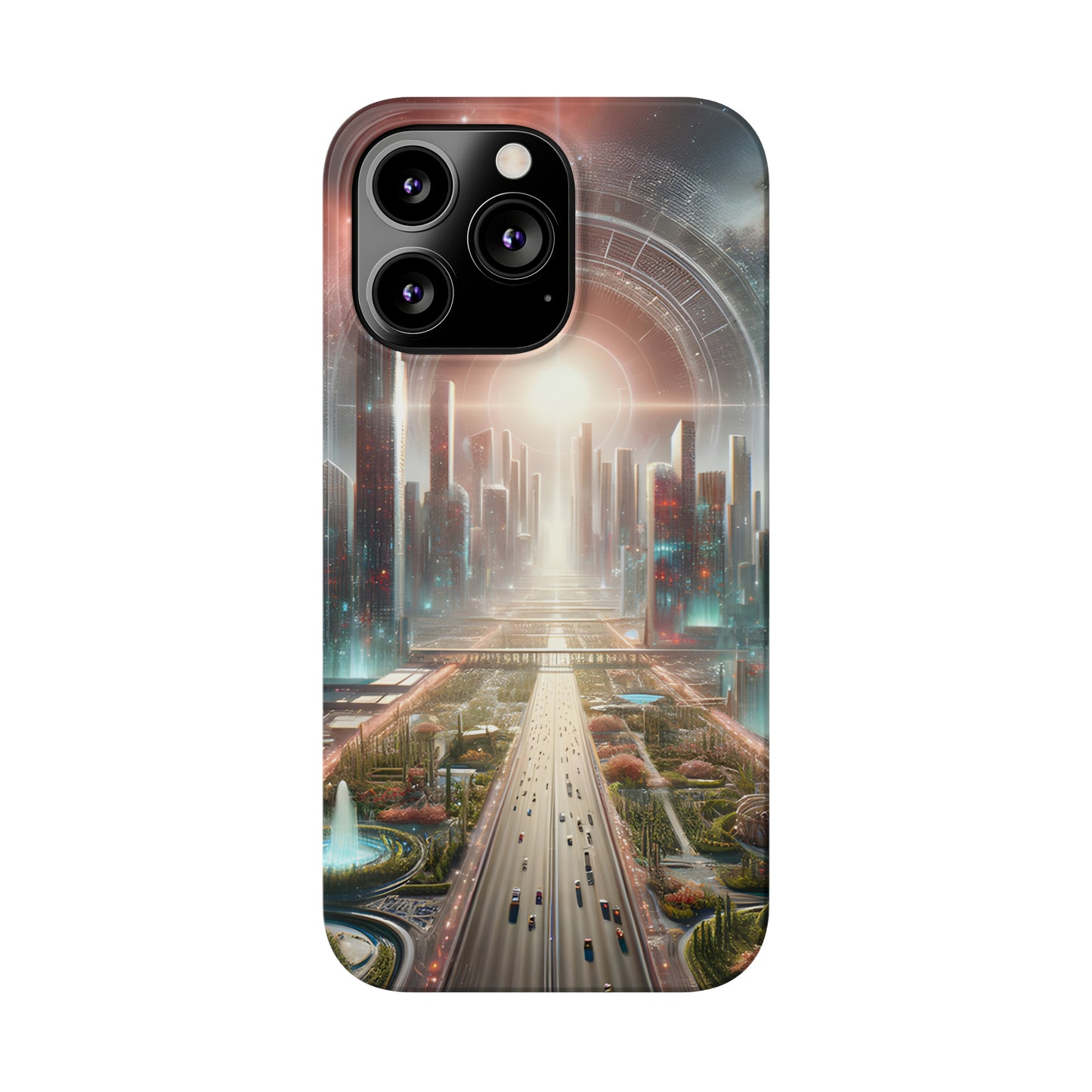 Vegas Vortex-Slim Phone Cases