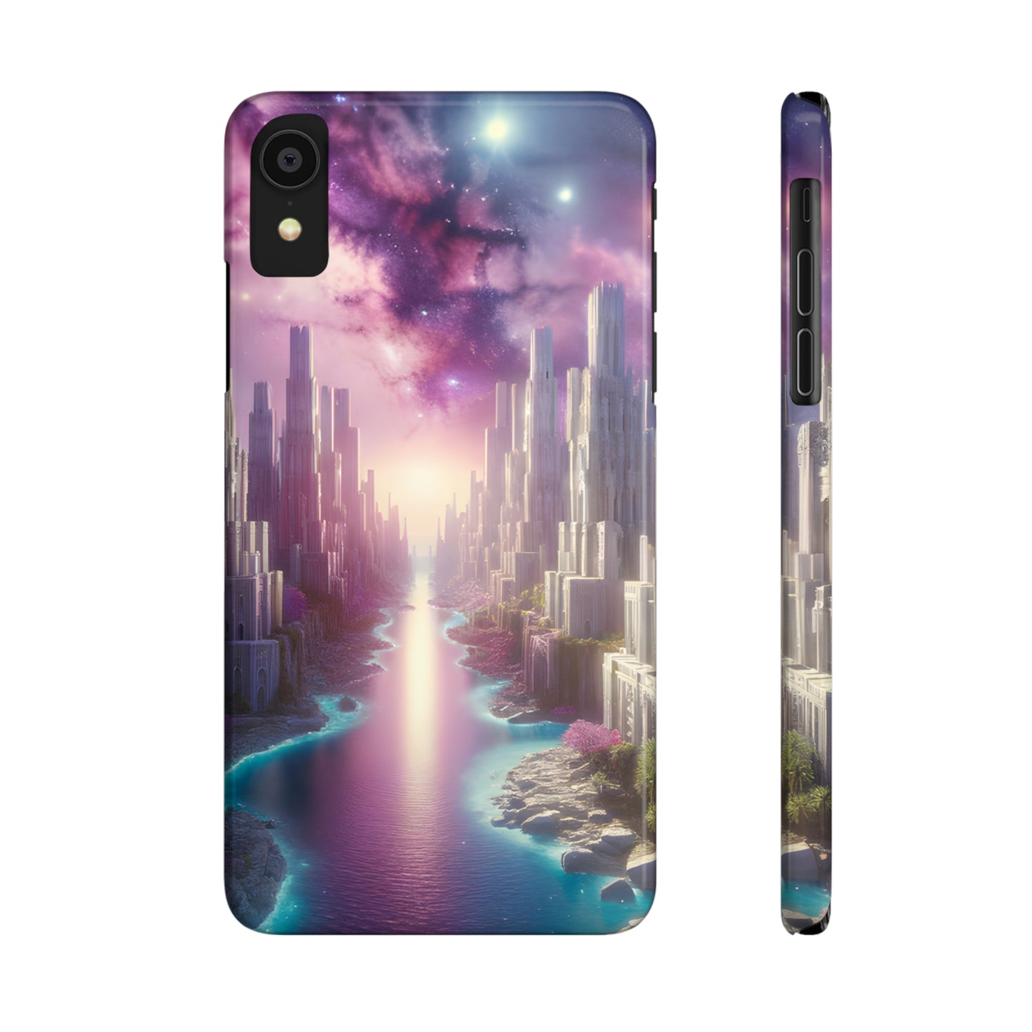 Marble Dreams-Slim Phone Cases