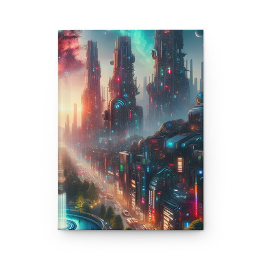 NeonRealm-Hardcover Journal Matte