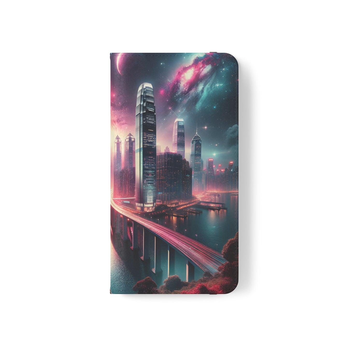 Aqua Skyline-Flip Cases