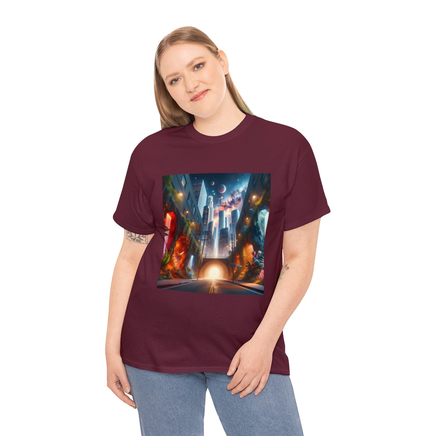 Phantom Dreamscape-Unisex Heavy Cotton Tee