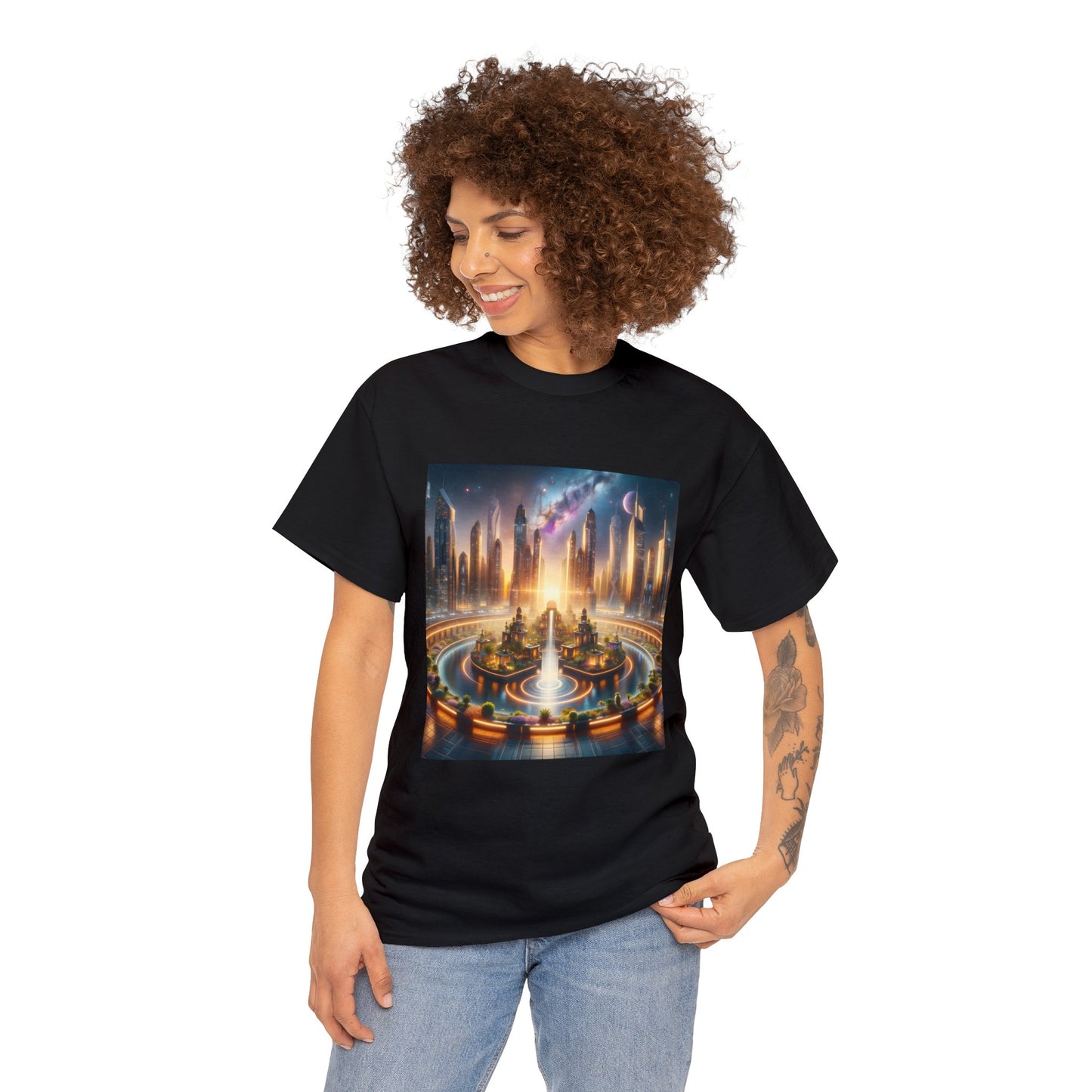 Nebula Gardens-Unisex Heavy Cotton Tee