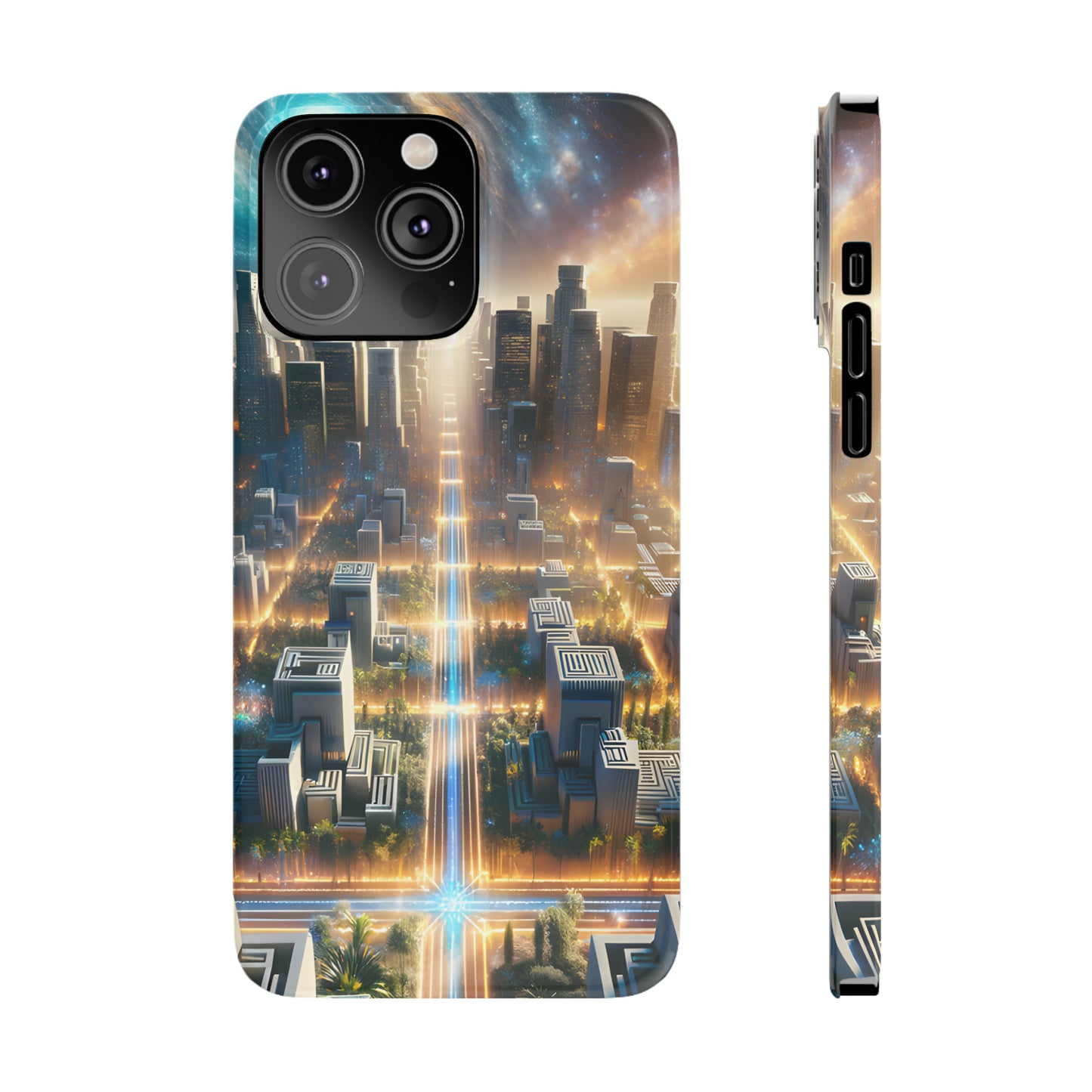 Luminaris Marbleus-Slim Phone Cases