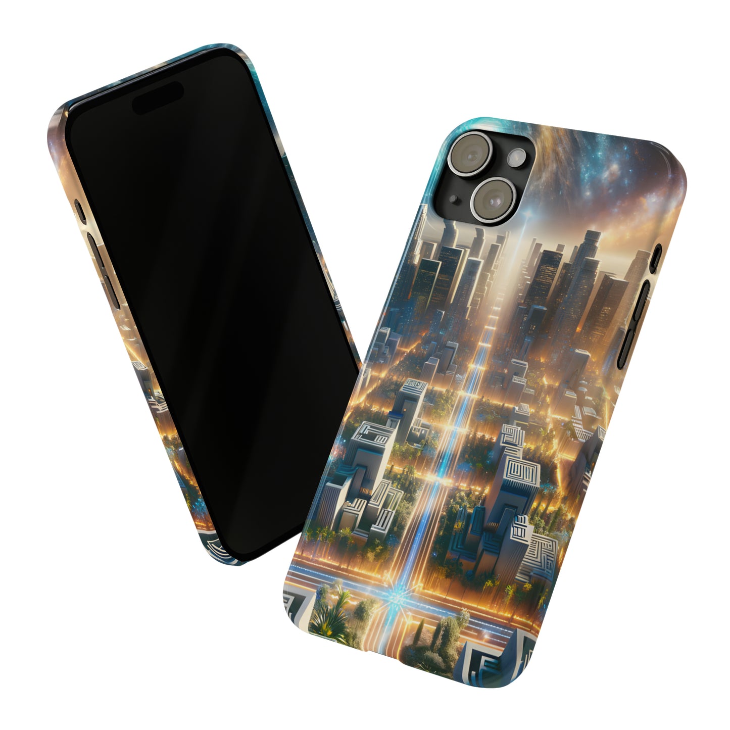 Luminaris Marbleus-Slim Phone Cases