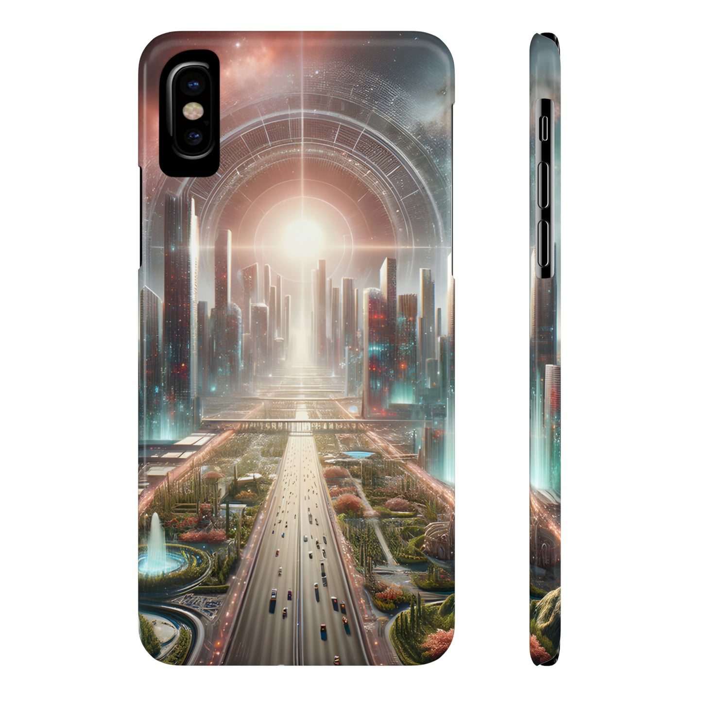 Vegas Vortex-Slim Phone Cases