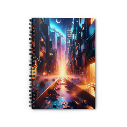 Tokyoglow Visionary-Spiral Notebook - Ruled Line