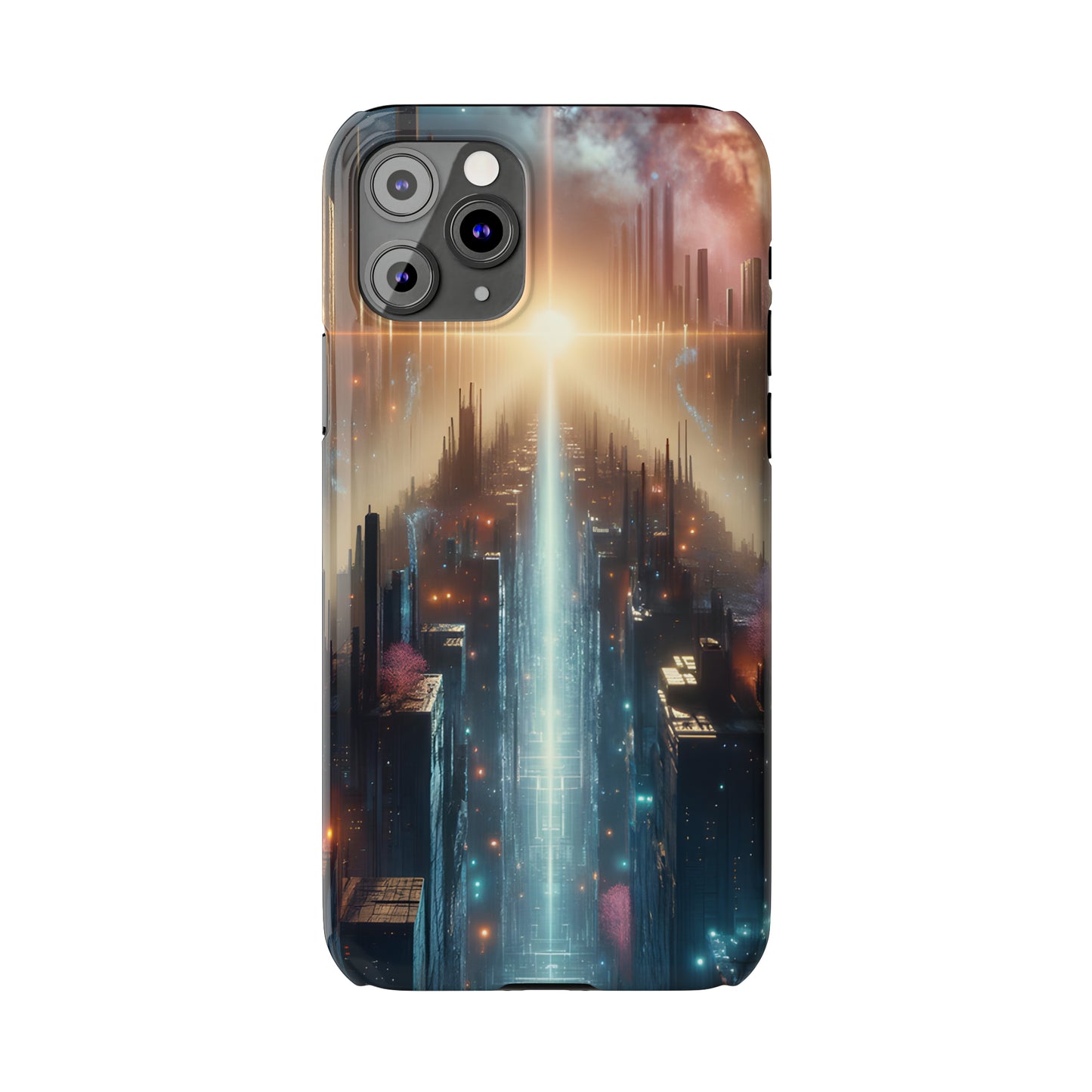 MysticScape or KaleidoSpires-Slim Phone Cases