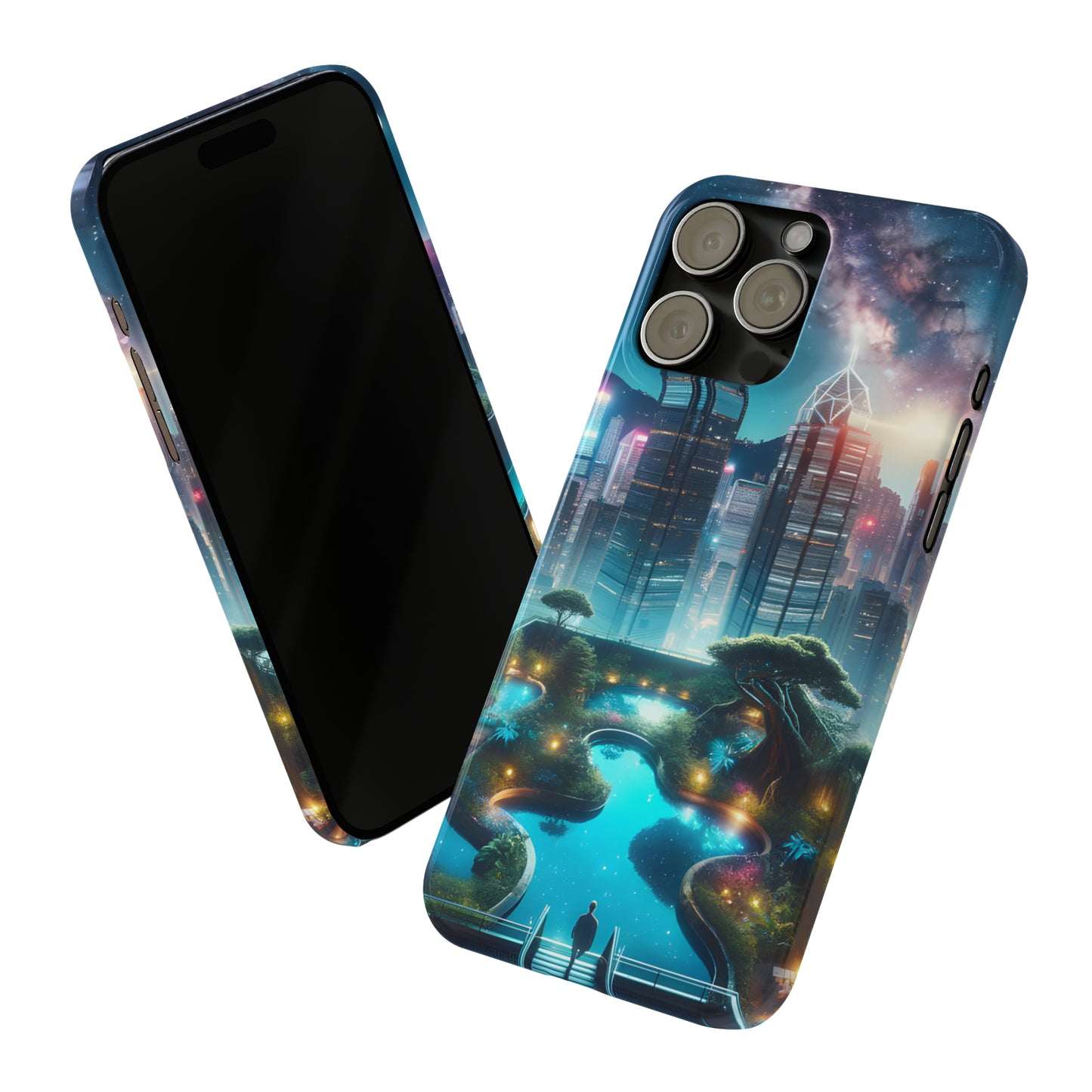 Luminosity Garden-Slim Phone Cases