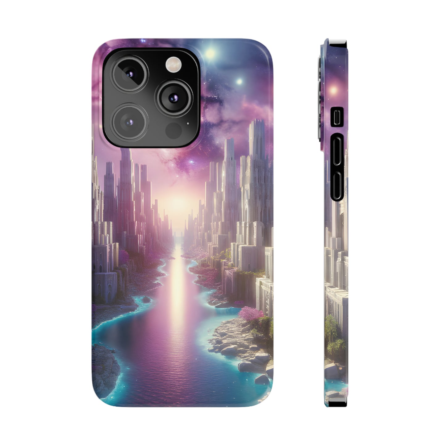 Marble Dreams-Slim Phone Cases