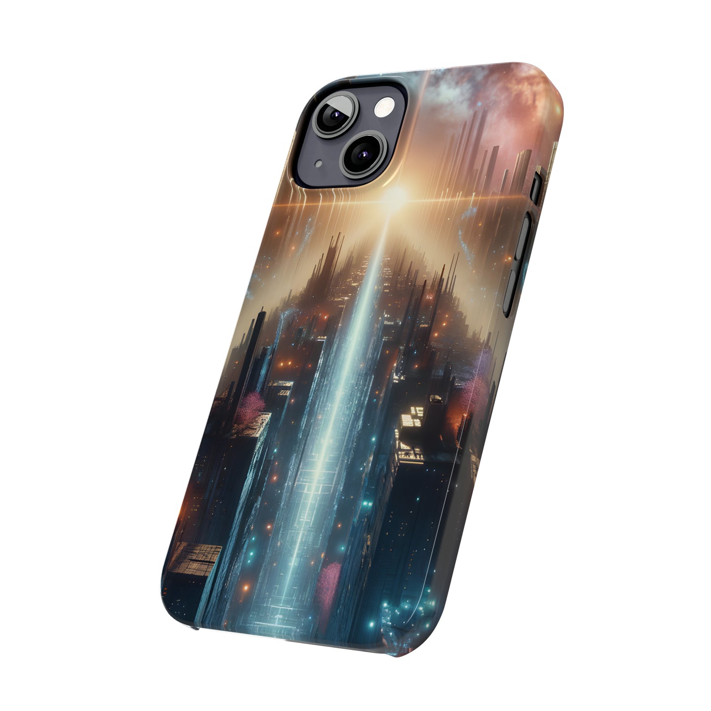 MysticScape or KaleidoSpires-Slim Phone Cases