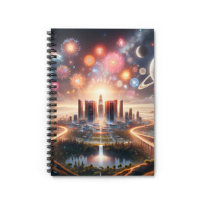 Luminara Skyshaper-Spiral Notebook - Ruled Line